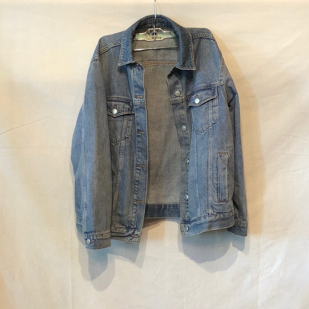 Blue Denim Oversized Jacket